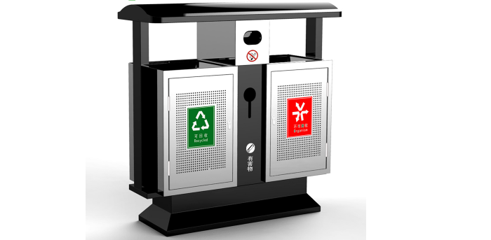 環衛不銹鋼物業垃圾桶MX21385